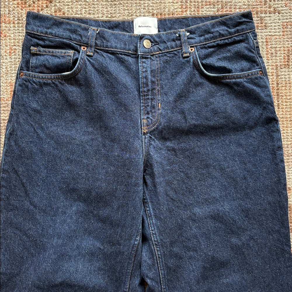 Reformation Cary Low Rise Slouchy Wide Leg Jeans - Picture 9 of 16